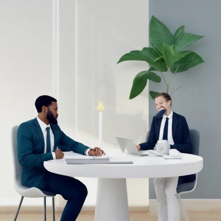 Harmonizing business and spirit illustration